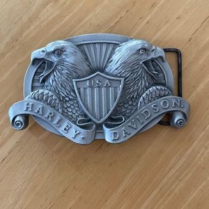 Harley-Davidson pewter belt buckle